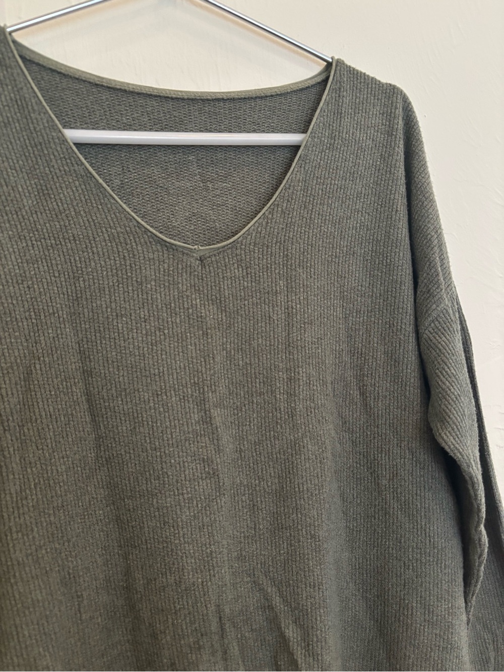 Venti 6 Made in Italy Star Sequin Embellished Top Sweater Shirt Oversized Hi Low - Picture 4 of 8